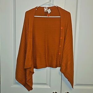 Cable knit wrap NWT
